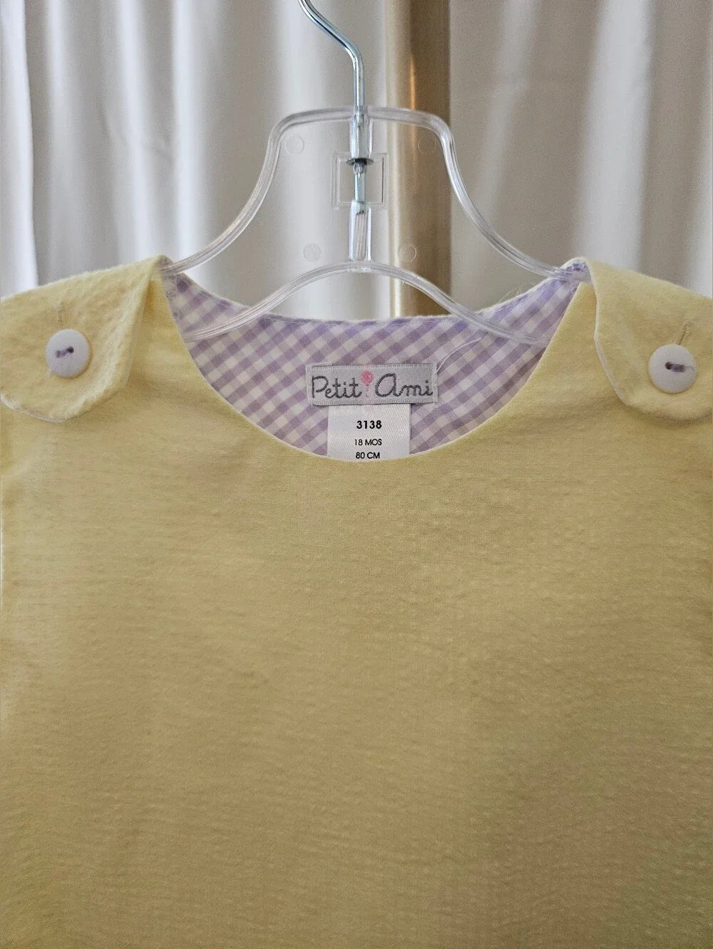 Petit Ami Appliqué Bunny & Tulips Dress – Size 18M